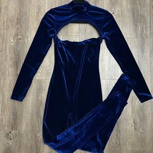 Fashion Nova Velvet Jumpsuit